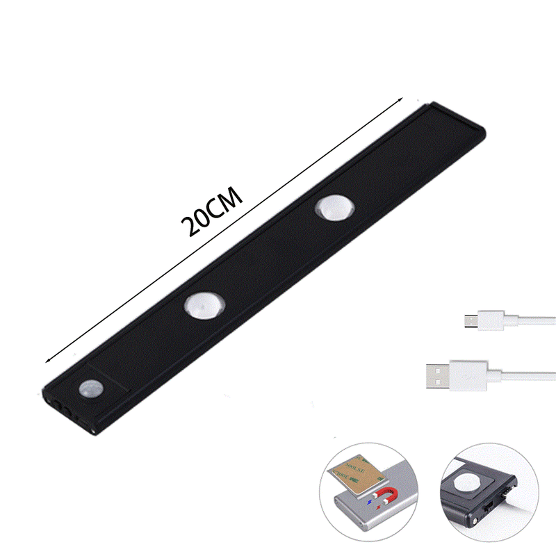 Luz de Led Para Armário com Sensor de Movimento + Frete Grátis + Envio Imediato + Brinde