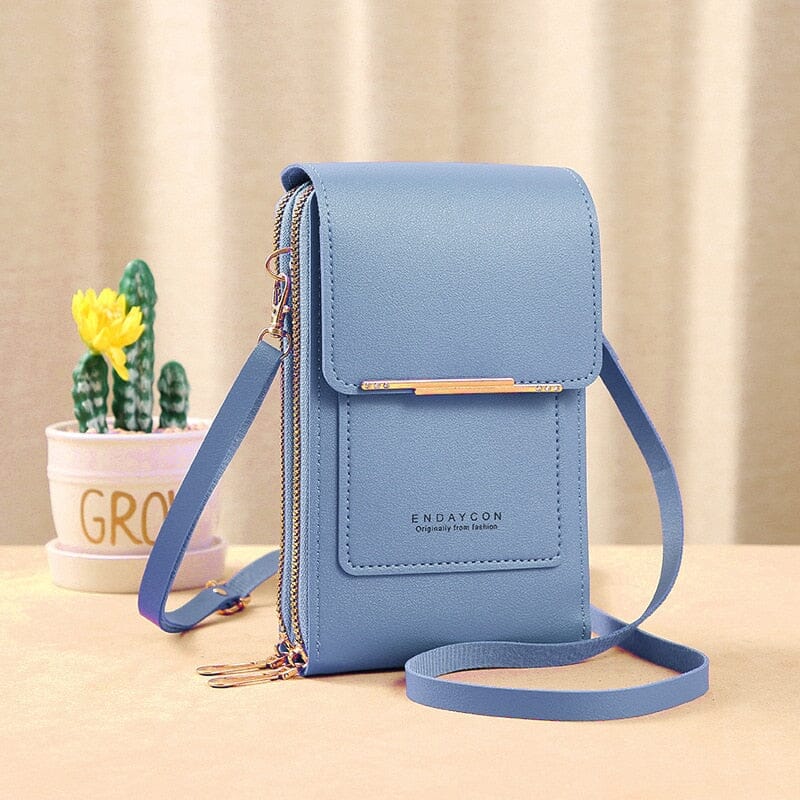 Bolsa Porta Celular Crossbody de Couro - [FRETE GRÁTIS]